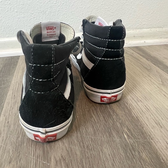 Vans sk8-hi black and white EUR 38.5 US 8 - Picture 4 of 6